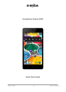 Manual E-Boda G500 Eclipse Telefon mobil