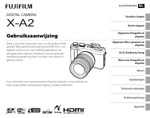 Handleiding Fujifilm X-A2 Digitale camera