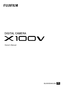 Handleiding Fujifilm X100V Digitale camera