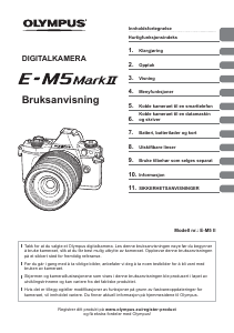 Bruksanvisning Olympus E-M5 Mark II Digitalkamera