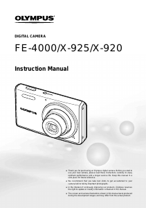 Manual Olympus FE-4000 Digital Camera