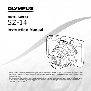 Handleiding Olympus SZ-14 Digitale camera