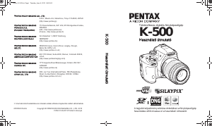 Használati útmutató Pentax K-500 Digitális fényképezőgép