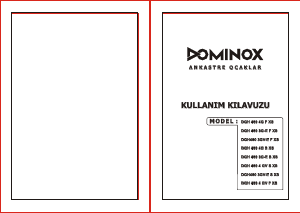 Kullanım kılavuzu Dominox DGH 460 4G VF XS Ocak