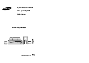 Bruksanvisning Samsung DVD-CM350 DVD-Video kombinasjon