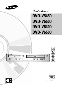 Handleiding Samsung DVD-V5500 DVD-Video combinatie