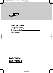 Bruksanvisning Samsung DVD-V6700 DVD-Video kombinasjon