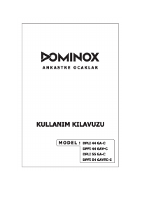 Kullanım kılavuzu Dominox DPLI 4 4 GA C Ocak