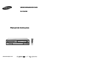 Manual Samsung SV-DVD3EV Combinação DVD-vídeo