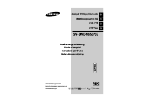 Handleiding Samsung SV-DVD55 DVD-Video combinatie