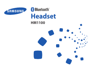 Bruksanvisning Samsung BHM1100 Headsett