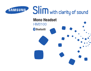 Mode d’emploi Samsung BHM3100 Headset
