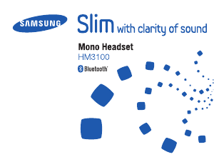 Manual Samsung BHM3100 Auscultador com microfone