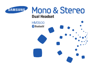 Bruksanvisning Samsung BHM3500 Headsett