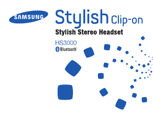 Manual Samsung BHS3000 Auscultador com microfone