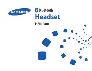 Bedienungsanleitung Samsung HM-1300 Headset