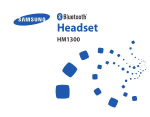 Bruksanvisning Samsung HM-1300 Headsett