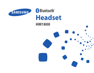 Bruksanvisning Samsung HM1800 Headsett