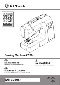 Mode d’emploi Singer C620L Machine à coudre