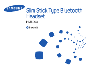 Bruksanvisning Samsung HM5000 Headsett