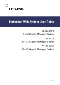 Handleiding TP-Link TL-SL3452 JetStream L2 Managed Switch