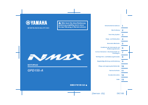 Bedienungsanleitung Yamaha NMax 155 (2021) Roller