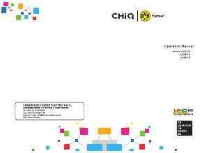 Mode d’emploi Chiq U55H7S Téléviseur LED