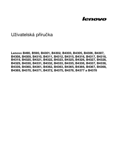 Manuál Lenovo B4337 Laptop