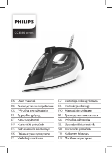 Vadovas Philips GC3580 Lygintuvas