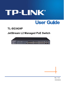 Handleiding TP-Link TL-SG3424P JetStream L2 Managed PoE Switch