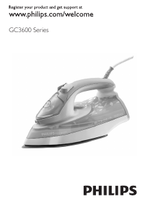 Brugsanvisning Philips GC3640 Strygejern