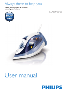 Manual Philips GC4510 Azur Performer Plus Ferro
