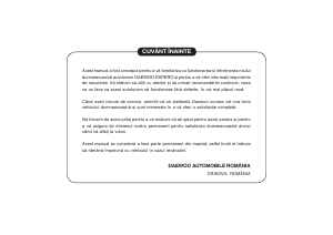 Manual Daewoo Espero (1995)