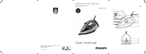 Panduan Philips GC4885 Setrika