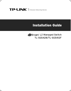 Handleiding TP-Link TL-SG5428 JetStream L2 Managed Switch