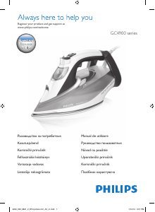 Rokasgrāmata Philips GC4918 Azur Gludeklis