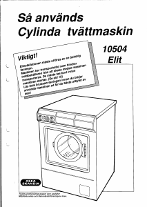 Bruksanvisning Cylinda 10504 Elit Tvättmaskin