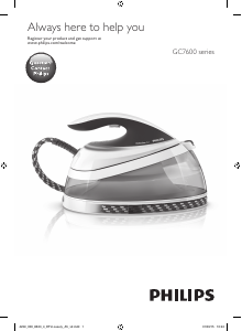 Manual de uso Philips GC7640 Plancha