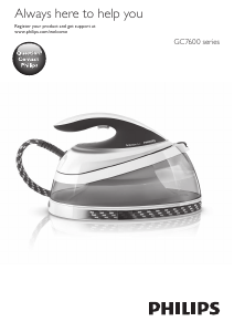 Kullanım kılavuzu Philips GC7641 Ütü