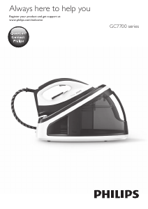 Manual de uso Philips GC7715 Plancha