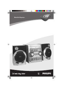 Bruksanvisning Philips FW-C330 Stereoanläggning