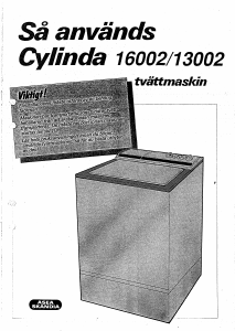 Bruksanvisning Cylinda 16002 Tvättmaskin