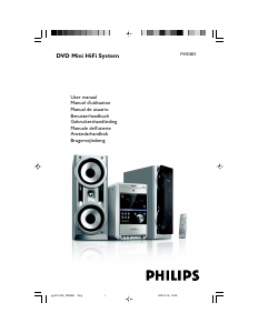 Bruksanvisning Philips FWD831 Stereoanläggning