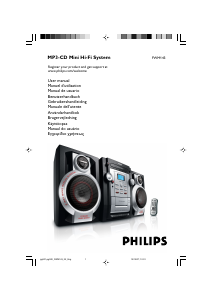 Bruksanvisning Philips FWM143 Stereoanläggning