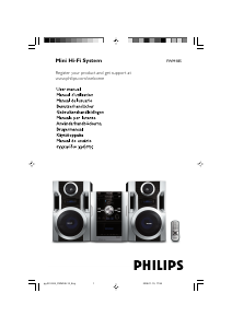 Használati útmutató Philips FWM185 Sztereóberendezés
