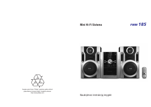 Vadovas Philips FWM185 Stereofoninis rinkinys