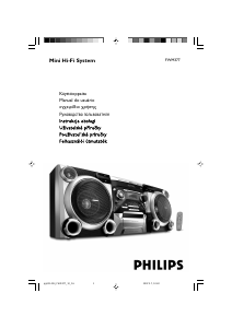 Manuál Philips FWM37 Stereo souprava