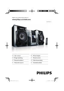 Bruksanvisning Philips FWM387 Stereoanläggning