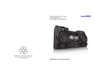 Vadovas Philips FWM400D Stereofoninis rinkinys
