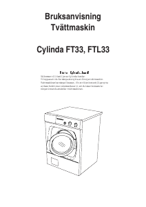 Bruksanvisning Cylinda FT 33 Tvättmaskin